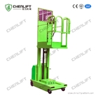 4.5m Self Propelled Electric Order Picker Stacker For Materials Picking And Handling